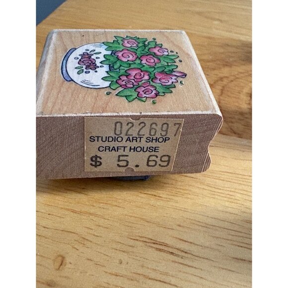 Vintage Floral Rubber Stamps Collection By Heartfelt Impressions & Fun Stamps - Picture 7 of 11
